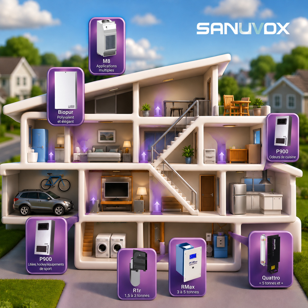 Quelle taille de purificateur d'air pour votre maison?